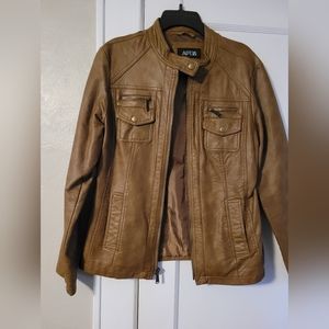 Ladies faux leather jacket